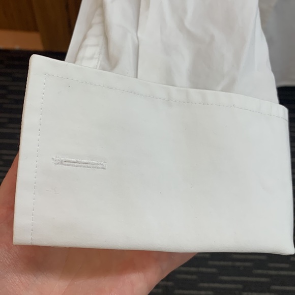 HAWES & CURTIS London Men’s White Luxury Cotton French Cuff Extra Slim Fit Shirt - Picture 4 of 6